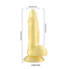 QS-B022    Liquid silicone dildo