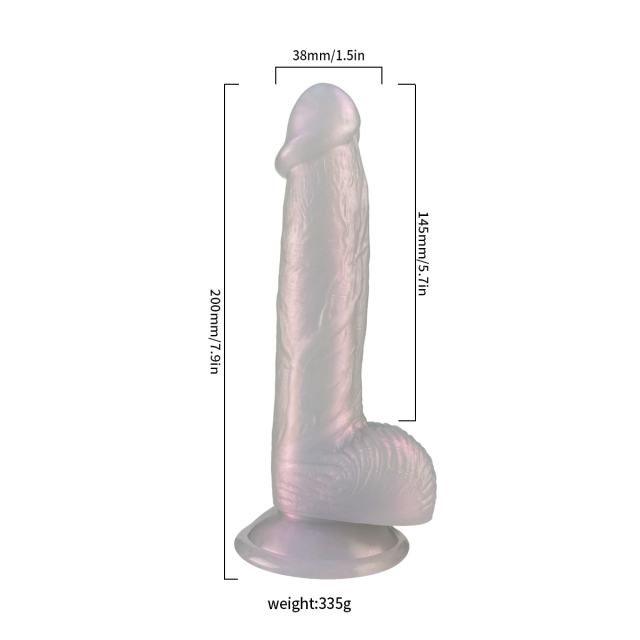 QS-B025    Liquid silicone dildo