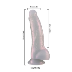 QS-B037    Liquid silicone dildo