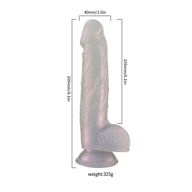 QS-B069   Liquid silicone dildo