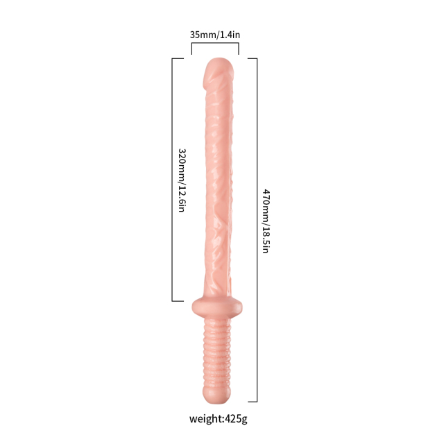 QS-D002 Injection-Molded TPE Dildo