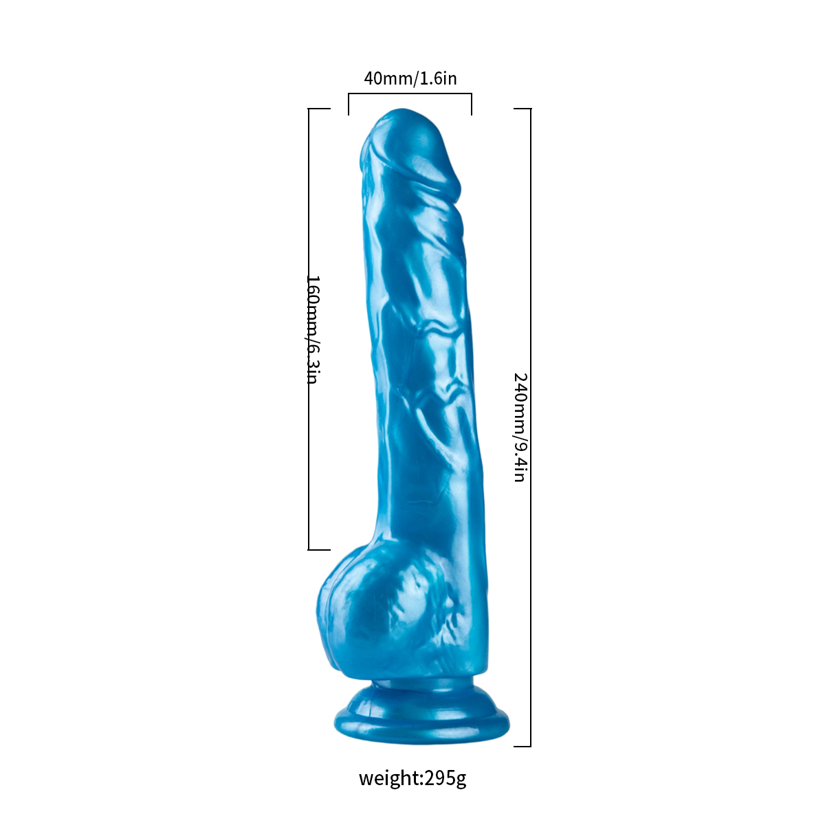 QS-D005 Injection-Molded TPE Dildo