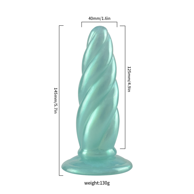 QS-D007  Liquid silicone dildo