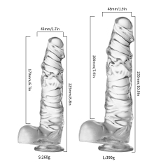 QS-D006 Injection-Molded TPE Dildo