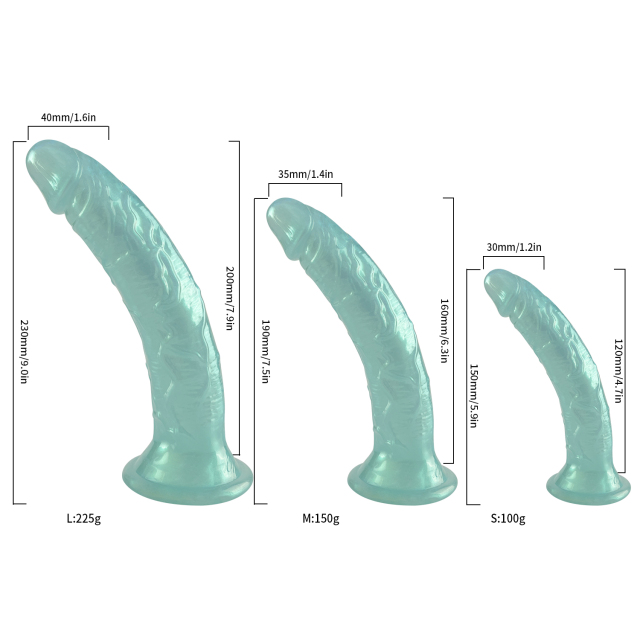 QS-D012-S   Liquid silicone dildo