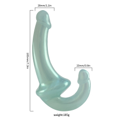QS-D013   Liquid silicone dildo