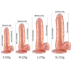 QSD018-M   Liquid silicone dildo
