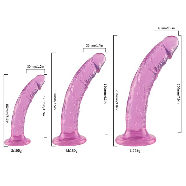 QS-D012 Injection-Molded TPE Dildo