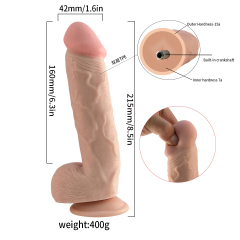 QSSC-005  Double-Layer TPE Penis with Reverse Glue