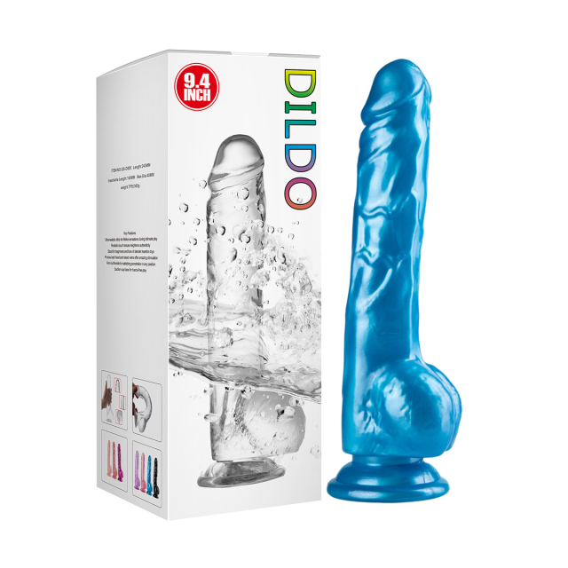 QS-D005 Injection-Molded TPE Dildo