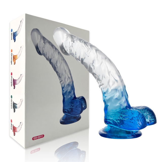 QS-D011 Injection-Molded TPE Dildo