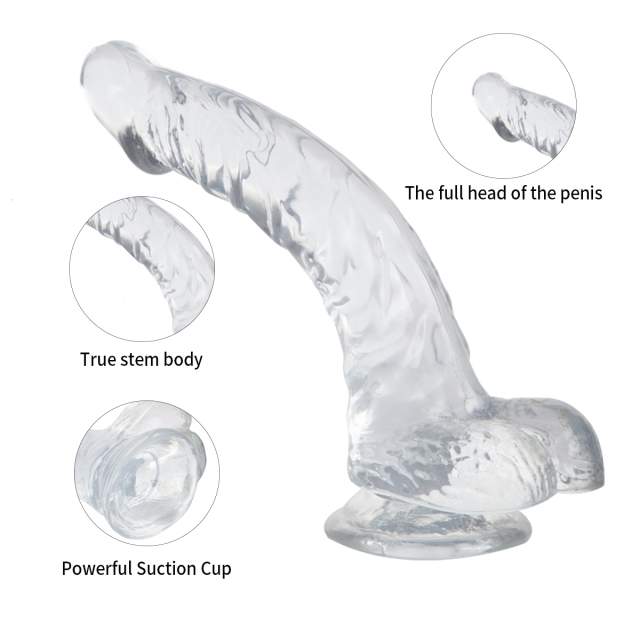 QS-D011 Injection-Molded TPE Dildo
