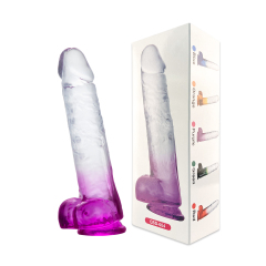 QS-D004-L Injection-Molded TPE Dildo