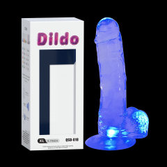 D018-M-LED Injection-Molded TPE Dildo
