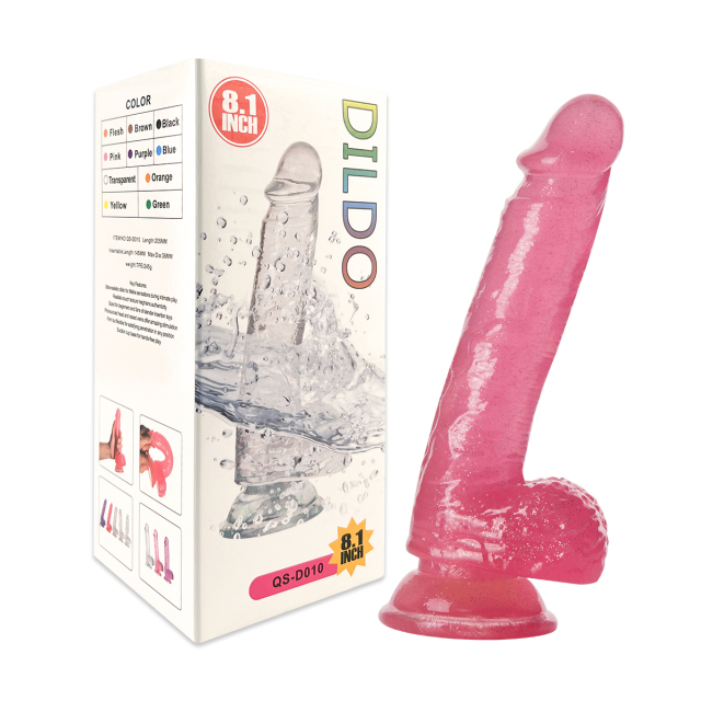 QS-D010 Injection-Molded TPE Dildo