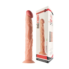 QS-B047 Pour-over PVC Single-layer Dildo