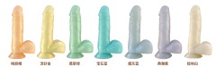 QS-B023    Liquid silicone dildo