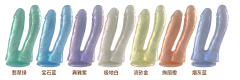 QS-D009  Liquid silicone dildo