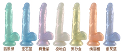 QS-D010  Liquid silicone dildo