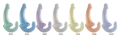 QS-D013   Liquid silicone dildo
