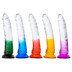 QS-D016M Injection-Molded TPE Dildo