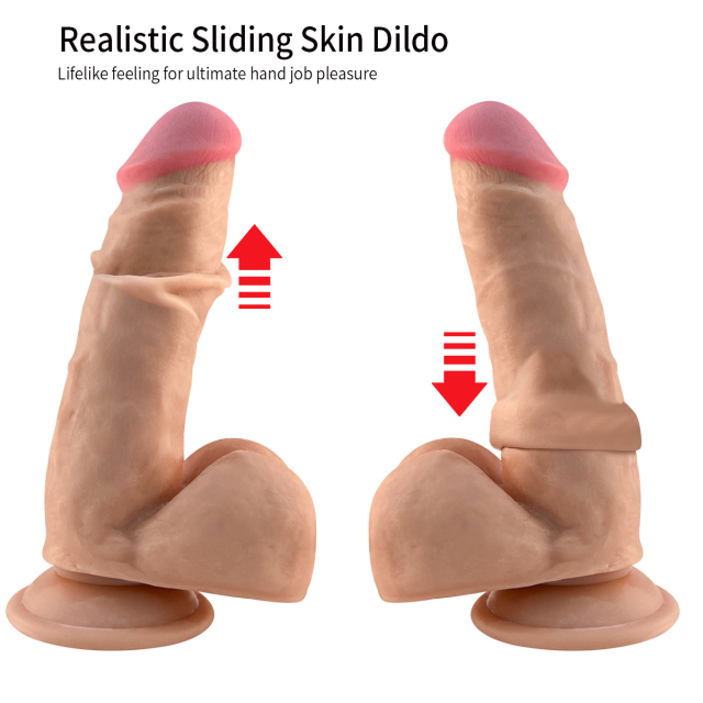 QSLP-023   Double-Layer TPE Penis with Reverse Glue