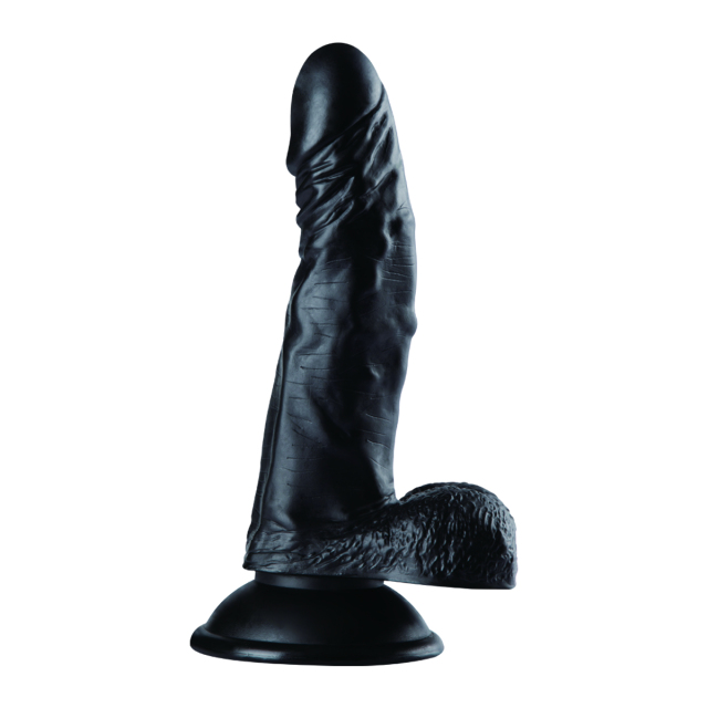 QS-B004  Pour-over PVC Single-layer Dildo