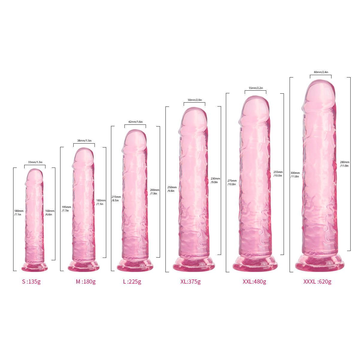 QSD-015 Injection-Molded TPE Dildo