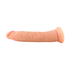QS-B049 Pour-over PVC Single-layer Dildo