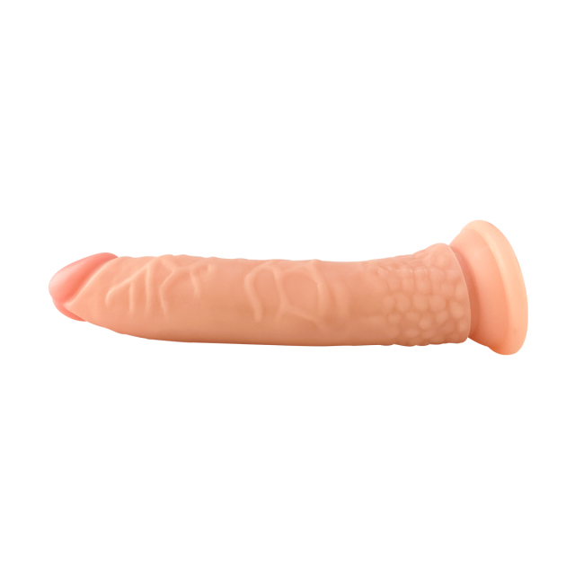 QS-B049 Pour-over PVC Single-layer Dildo