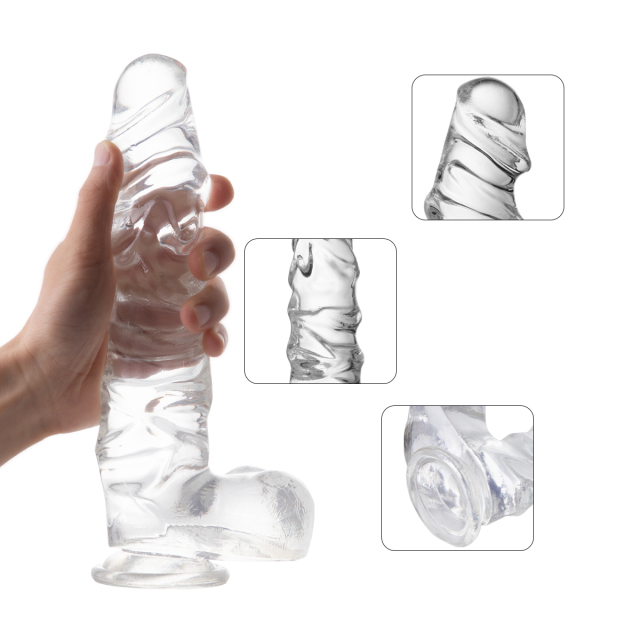 QS-D006 Injection-Molded TPE Dildo