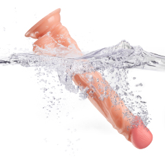 QS-B003  Pour-over PVC Single-layer Dildo