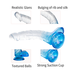 QS-D011 Injection-Molded TPE Dildo