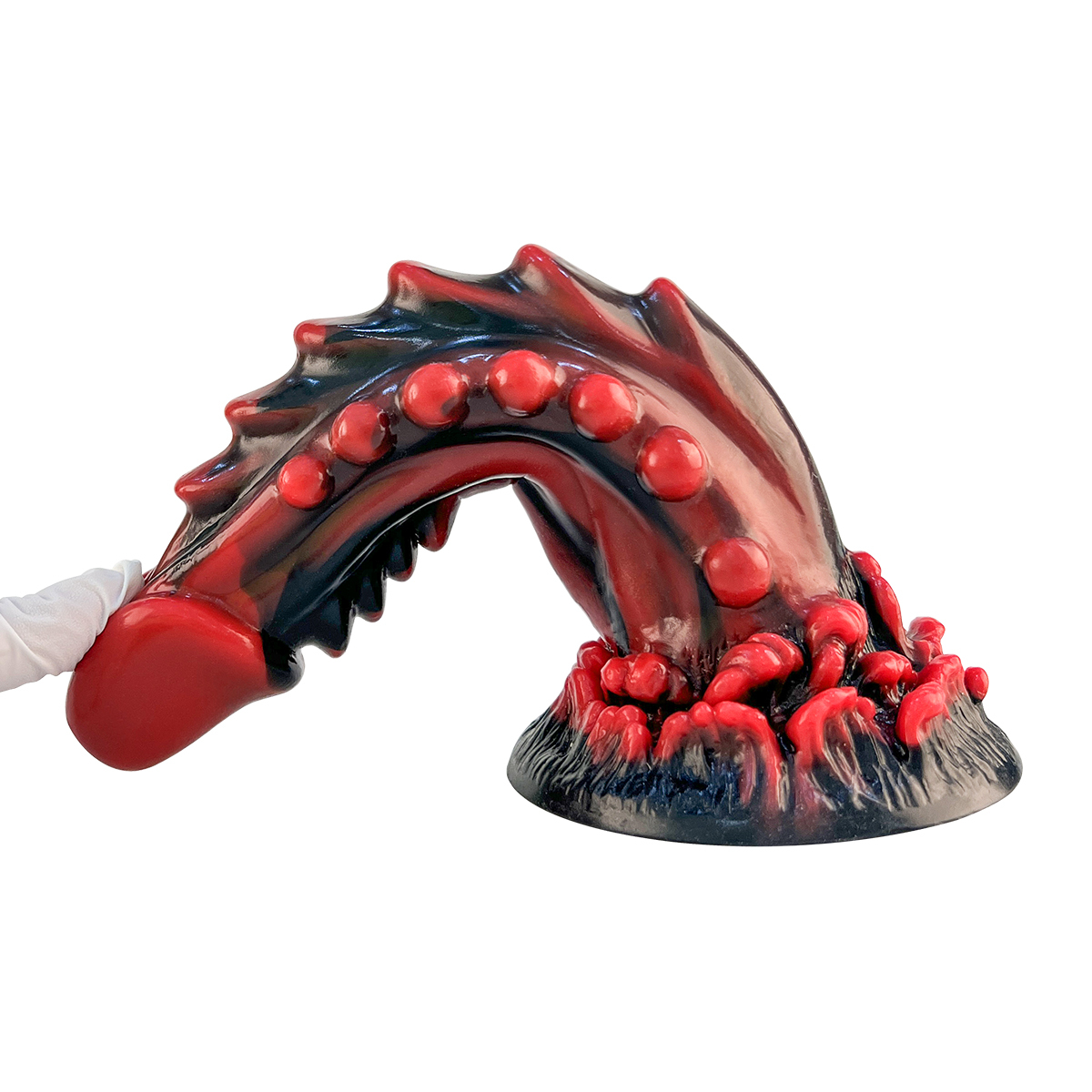 QS-H024  Liquid silicone dildo
