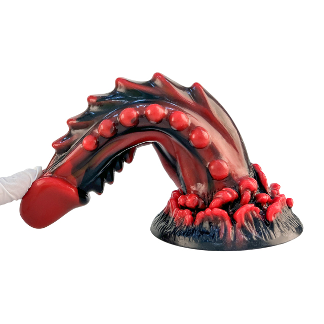 QS-H024  Liquid silicone dildo