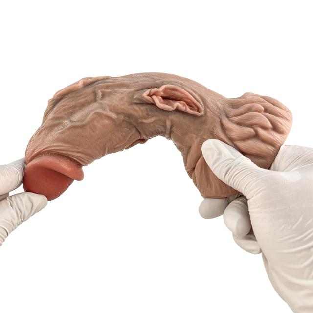 QS-H025  Liquid silicone dildo