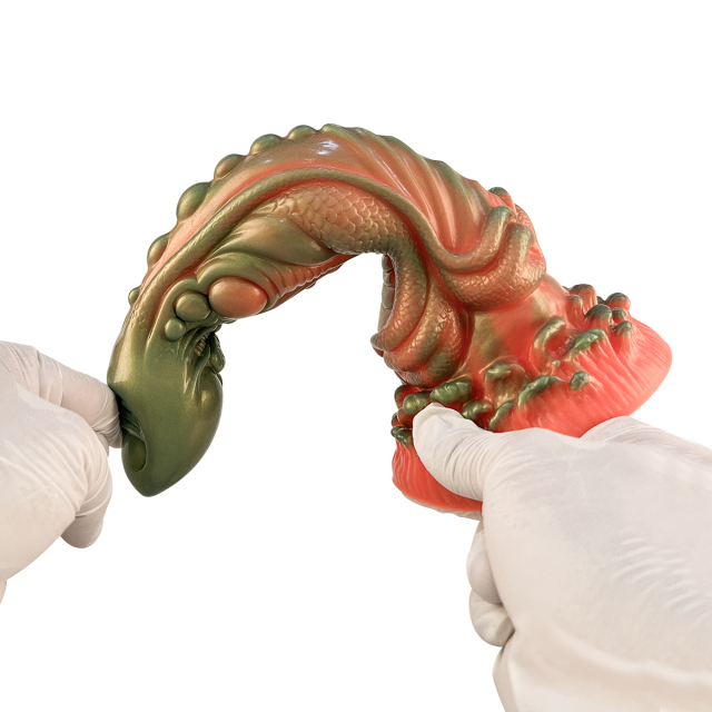 QS-H026  Liquid silicone dildo