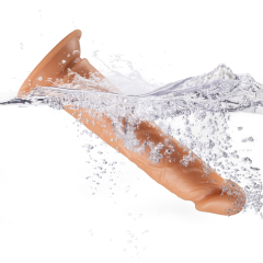 QS-B017 Pour-over PVC Single-layer Dildo