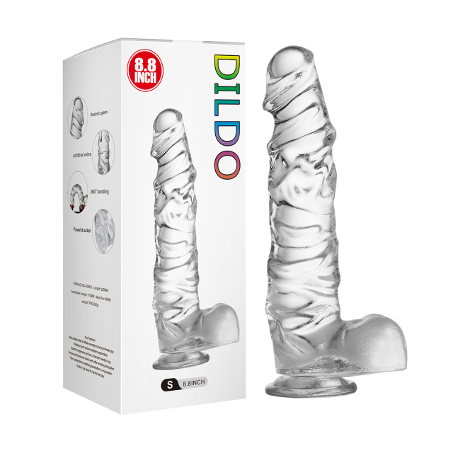 QS-D006 Injection-Molded TPE Dildo