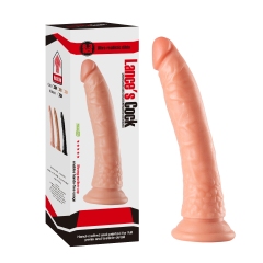 QS-B049 Pour-over PVC Single-layer Dildo