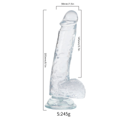 QS-D010 Injection-Molded TPE Dildo