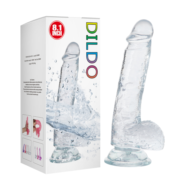 QS-D010 Injection-Molded TPE Dildo