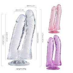 QS-D009 Injection-Molded TPE Dildo