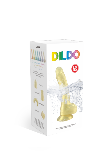 QS-B050  Liquid silicone dildo