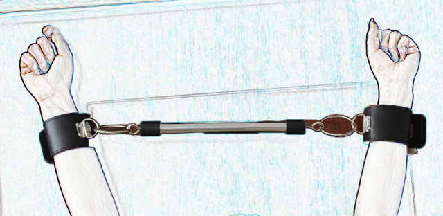 252412110 Detachable metal ankle spreader bar