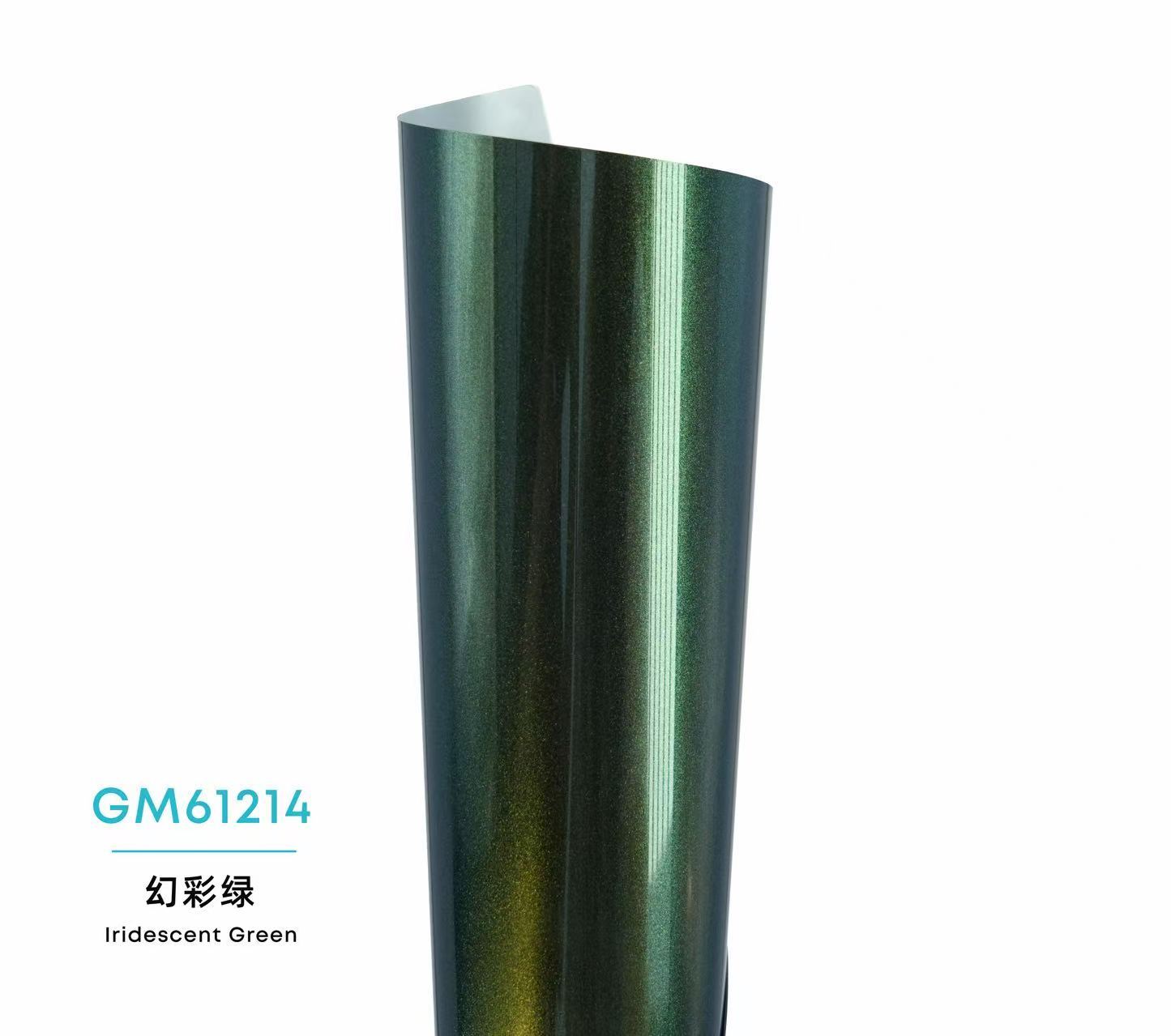 Color Glossy Metallic PPF-Iridescent Green