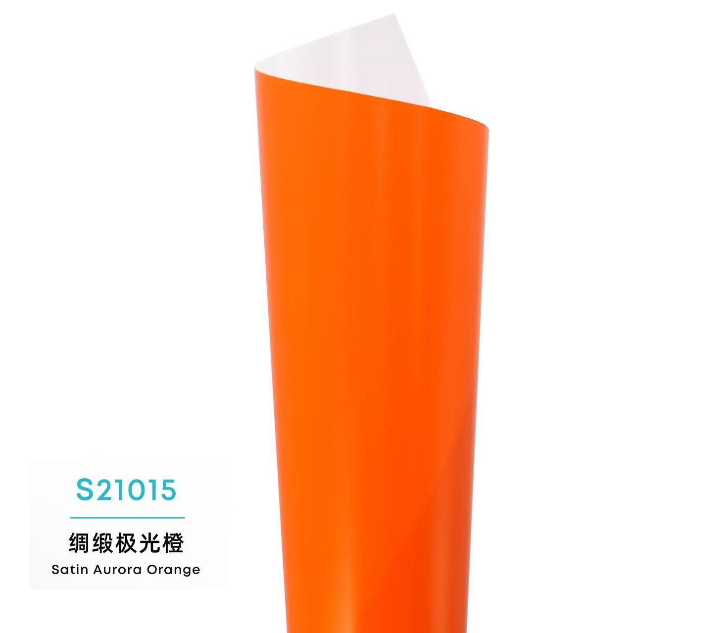 Color Satin PPF-Satin Aurora Orange