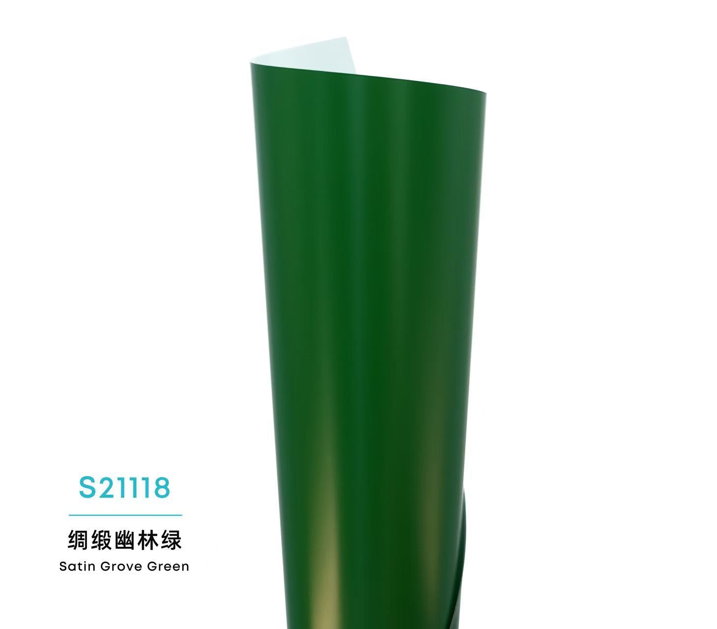 Color Satin PPF-Satin Grove Green
