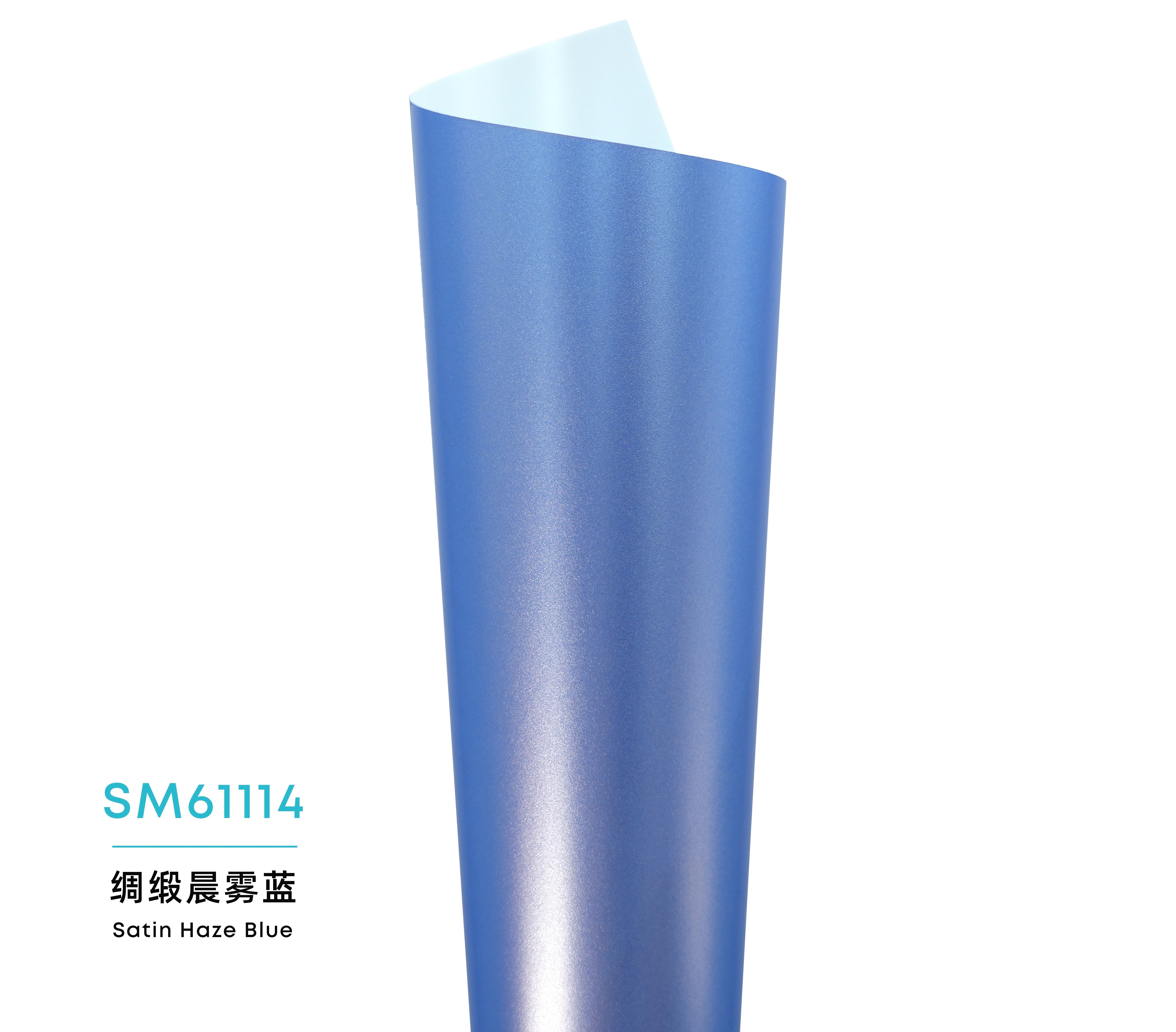 Color Satin Metallic PPF-Satin Haze Blue