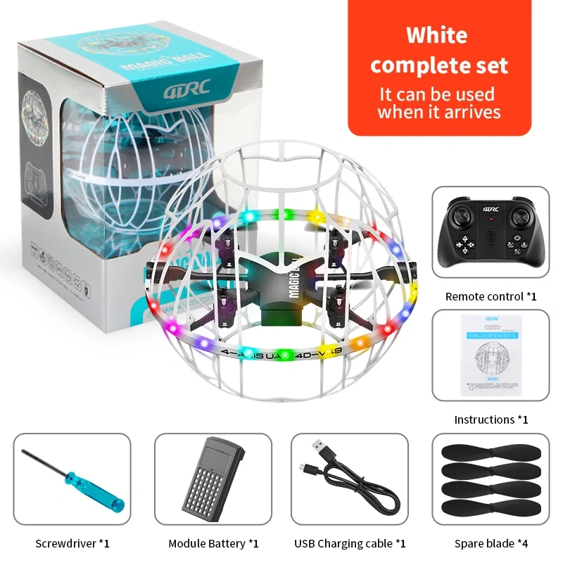 2025 4DRC V49 Mini Rc air Plans Children Flying Ball Toys for Kids Plane air Plane Kit Rc Drone Toy